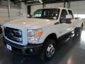 White Platinum - F350 Super Duty King Ranch Crew Cab 4x4 DRW Photo No. 3