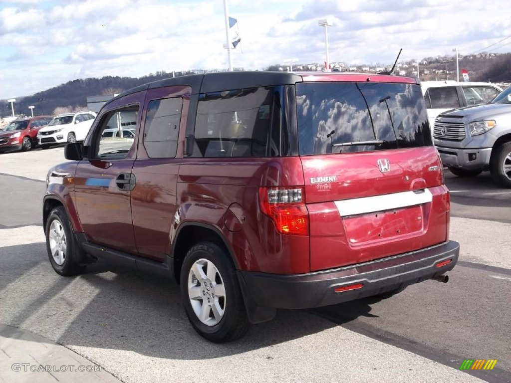 2011 Element EX 4WD - Tango Red Pearl / Gray photo #6