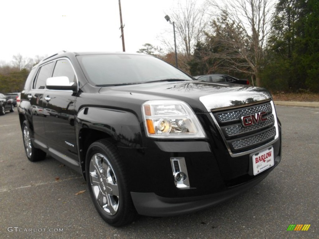 2010 Terrain SLT AWD - Onyx Black / Jet Black photo #1