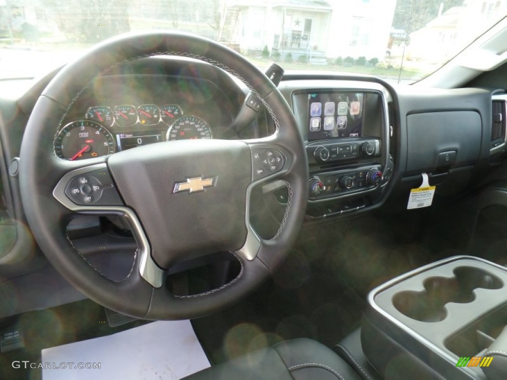 2015 Silverado 2500HD LT Crew Cab 4x4 - Rainforest Green Metallic / Jet Black photo #19