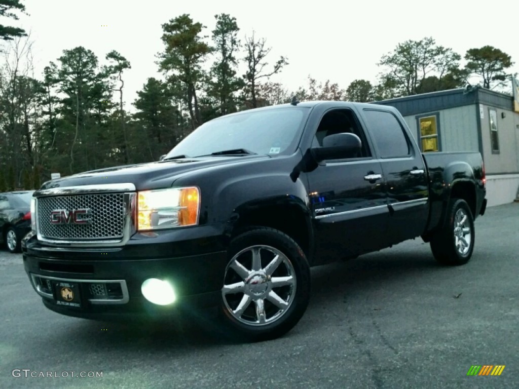 2012 Sierra 1500 Denali Crew Cab 4x4 - Onyx Black / Ebony photo #1