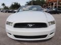 2014 White Ford Mustang V6 Premium Convertible  photo #16