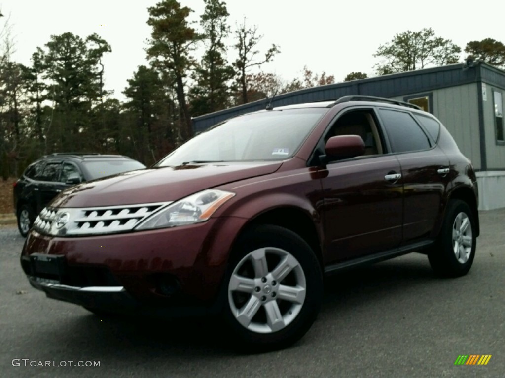 2007 Murano S AWD - Merlot Pearl / Charcoal photo #1