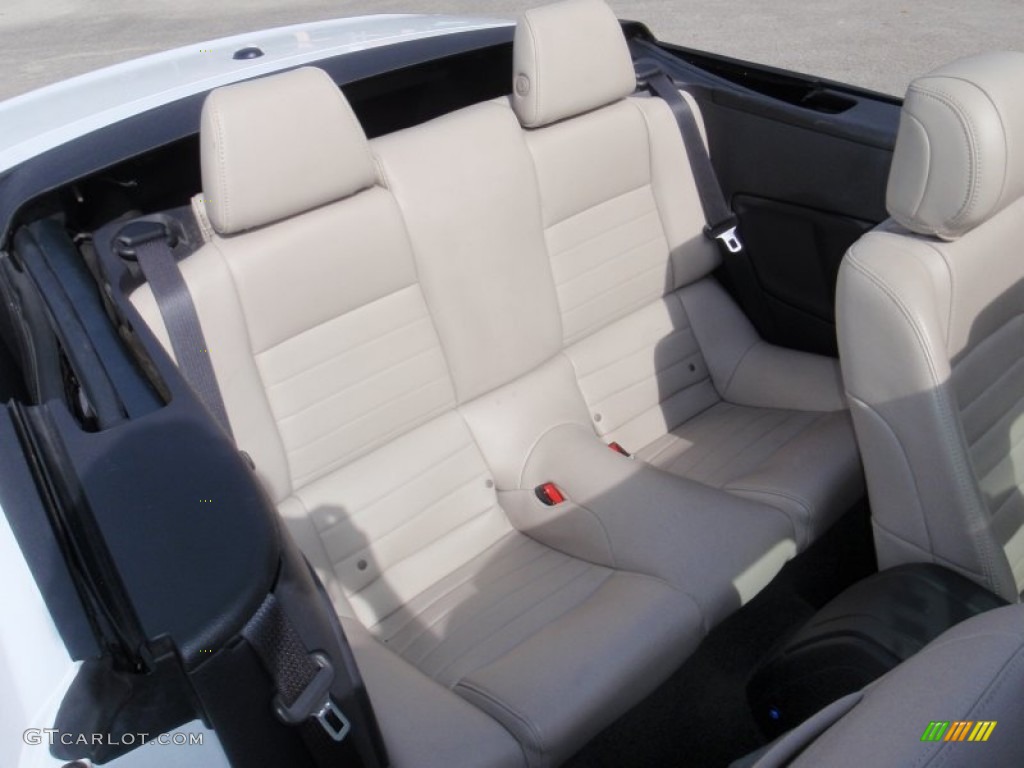 2014 Ford Mustang V6 Premium Convertible Rear Seat Photo #99441292