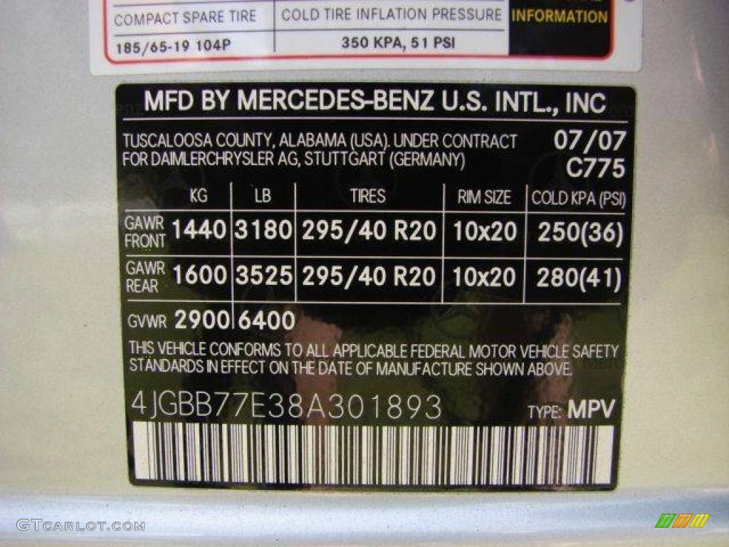 2008 ML 63 AMG 4Matic - Iridium Silver Metallic / Ash Grey photo #54