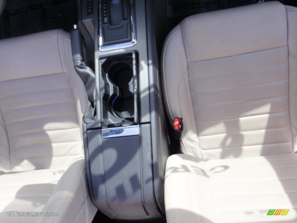 2014 Mustang V6 Premium Convertible - White / Medium Stone photo #27