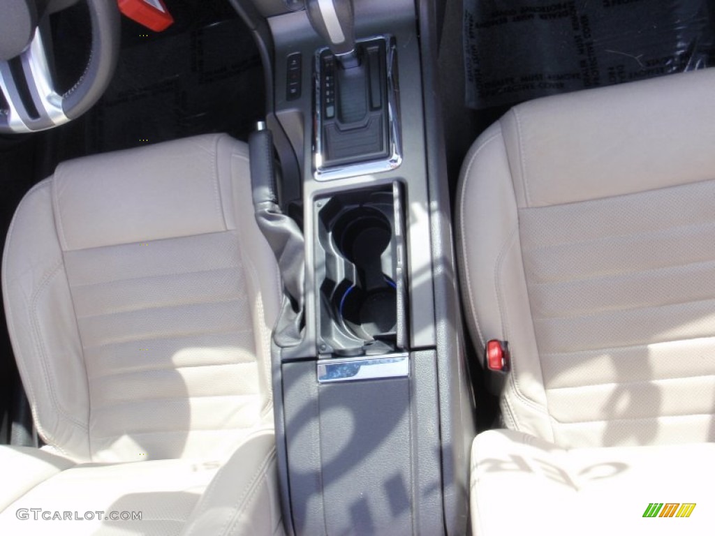 2014 Mustang V6 Premium Convertible - White / Medium Stone photo #28