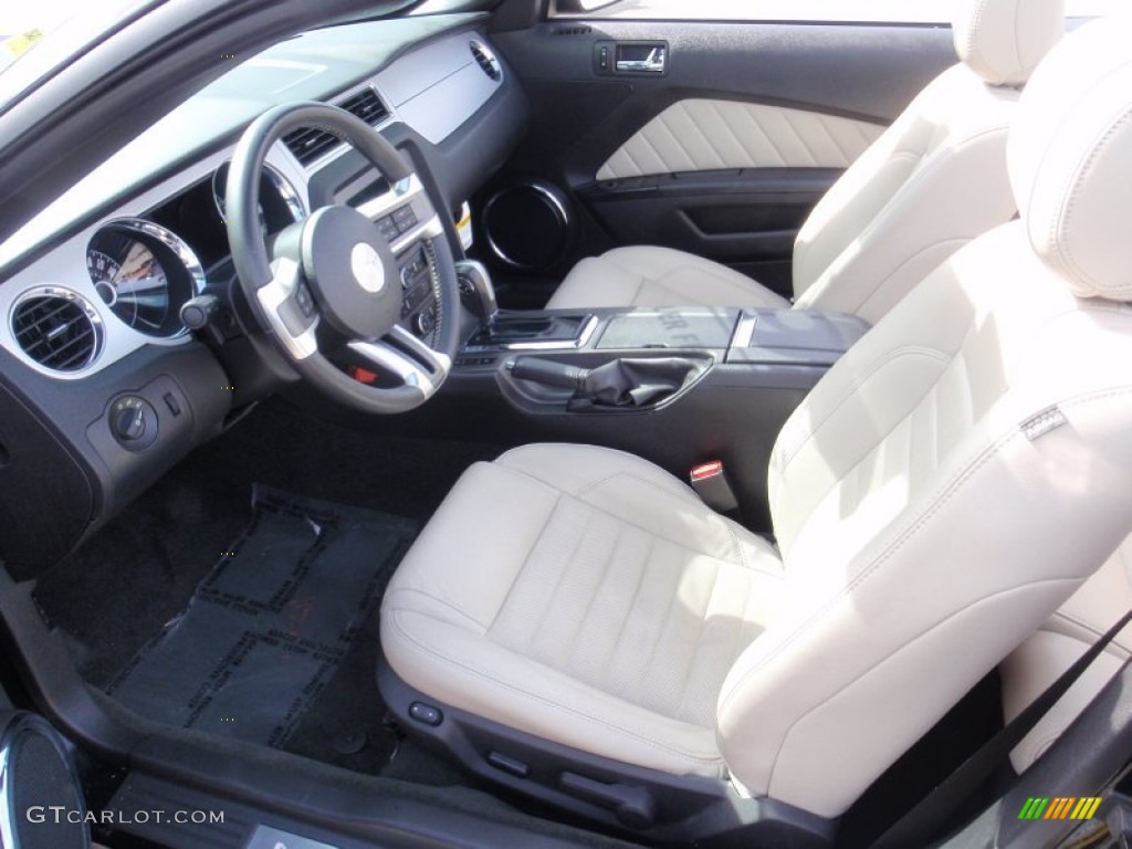 2014 Mustang V6 Premium Convertible - Black / Medium Stone photo #19