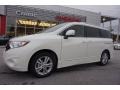 2015 Pearl White Nissan Quest SL  photo #1