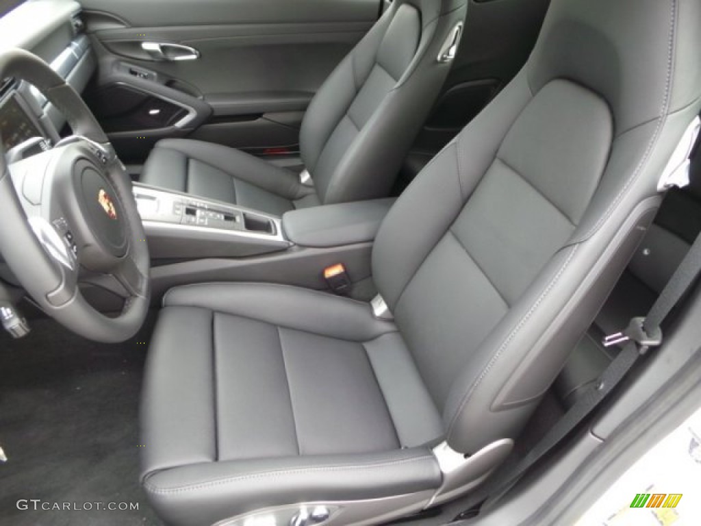 Black Interior 2015 Porsche 911 Carrera Cabriolet Photo #99443770