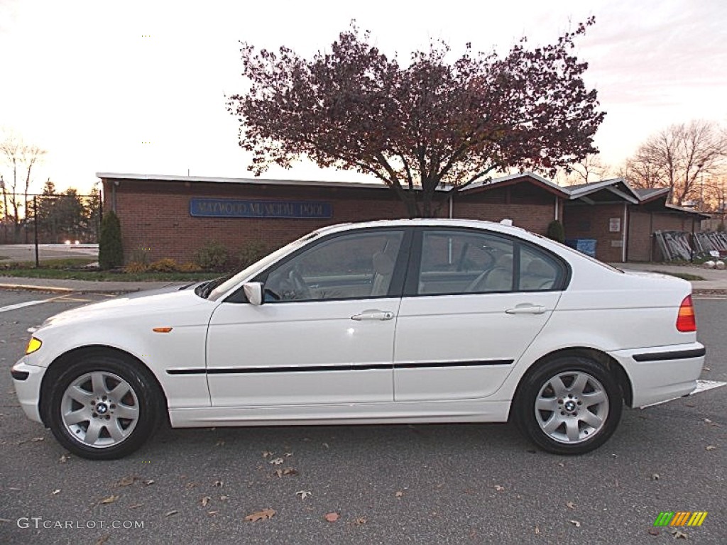 2005 3 Series 325xi Sedan - Alpine White / Natural Brown photo #2