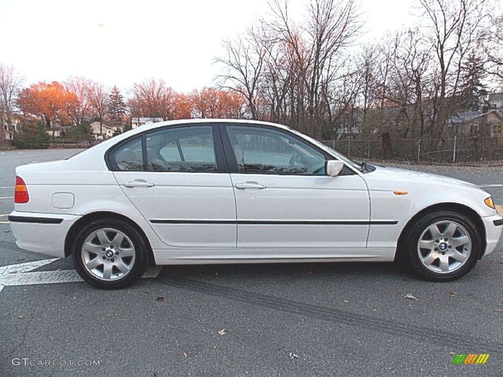 2005 3 Series 325xi Sedan - Alpine White / Natural Brown photo #6