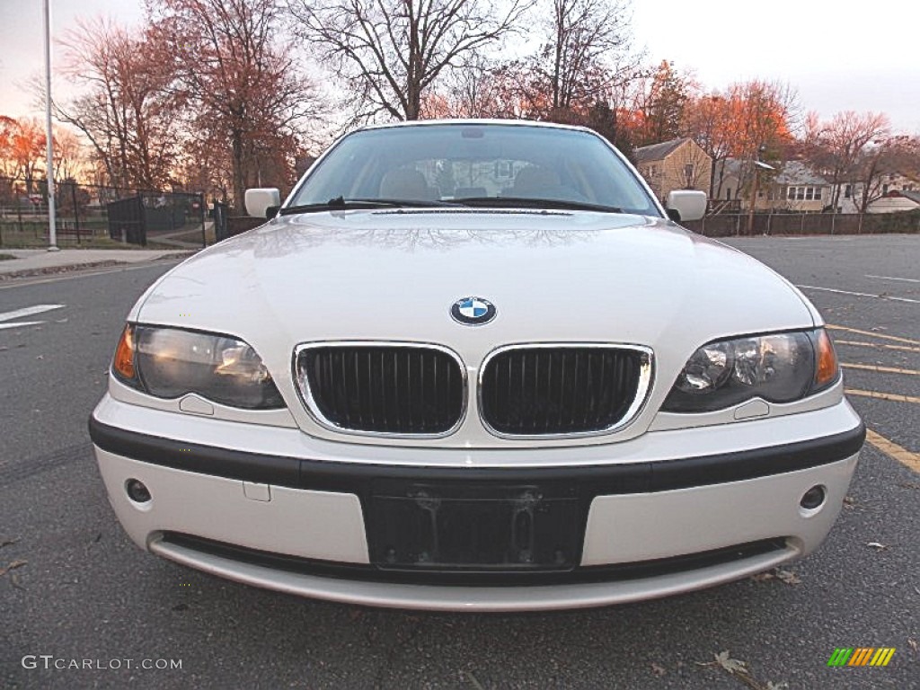 2005 3 Series 325xi Sedan - Alpine White / Natural Brown photo #8