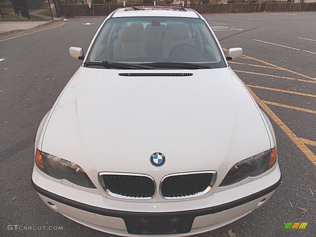 2005 3 Series 325xi Sedan - Alpine White / Natural Brown photo #9