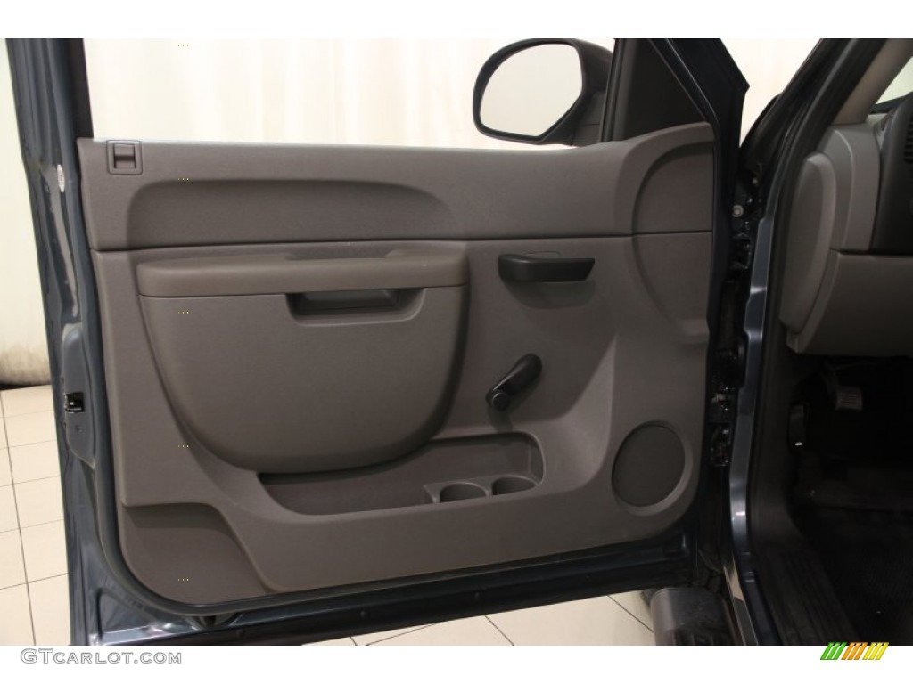 2011 Chevrolet Silverado 1500 Regular Cab Dark Titanium Door Panel Photo #99444001