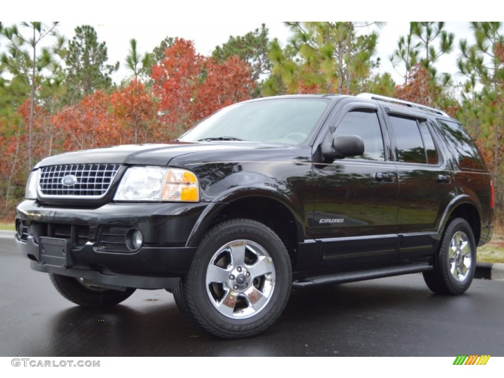 2004 Explorer Limited 4x4 - Black / Medium Parchment photo #23
