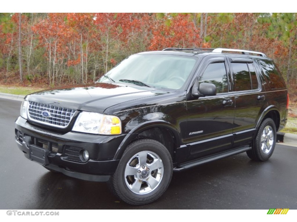 2004 Explorer Limited 4x4 - Black / Medium Parchment photo #37