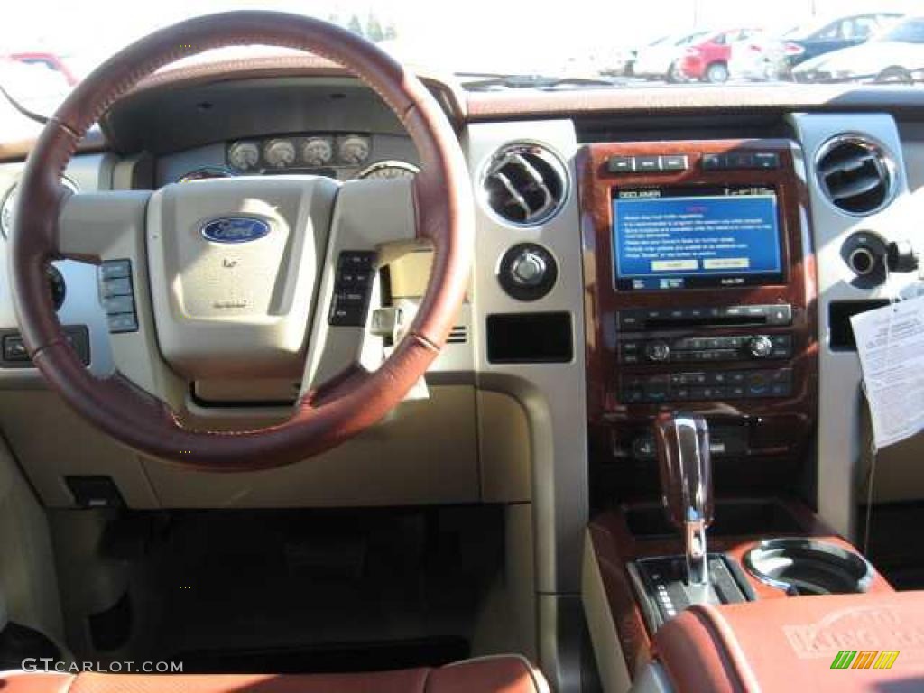 2009 F150 King Ranch SuperCrew 4x4 - Royal Red Metallic / Chaparral Leather/Camel photo #6