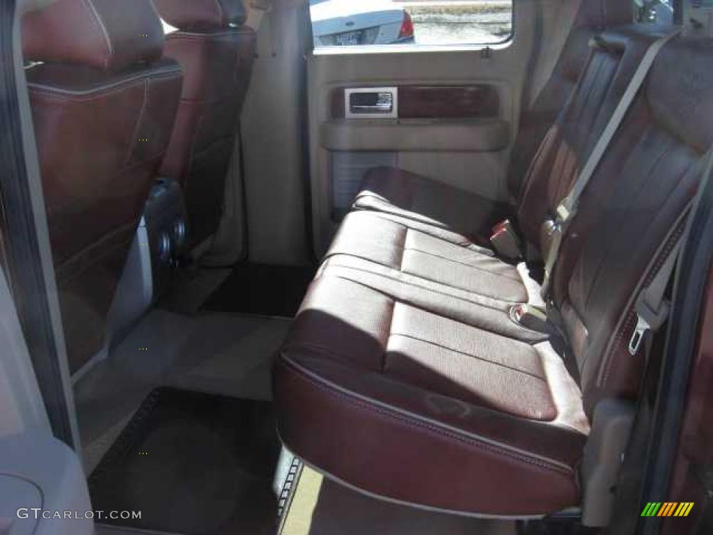 2009 F150 King Ranch SuperCrew 4x4 - Royal Red Metallic / Chaparral Leather/Camel photo #8