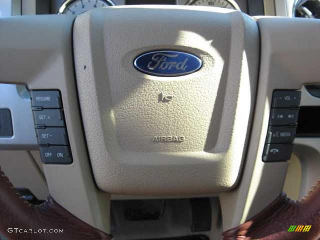2009 F150 King Ranch SuperCrew 4x4 - Royal Red Metallic / Chaparral Leather/Camel photo #12
