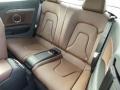 2015 Audi A5 Chestnut Brown Interior Rear Seat Photo