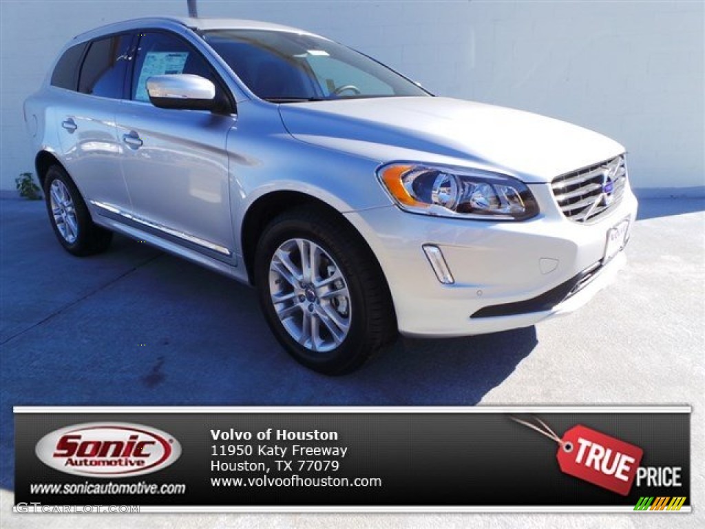 2015 XC60 T5 Drive-E - Bright Silver Metallic / Off Black photo #1
