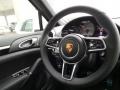 Black 2015 Porsche Cayenne S Steering Wheel