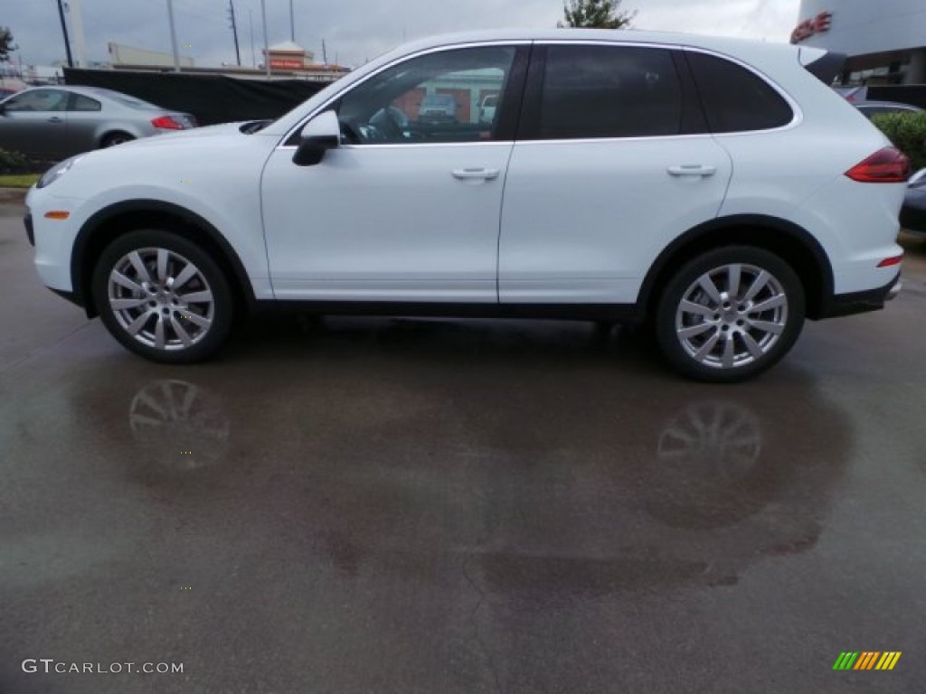 Carrara White Metallic 2015 Porsche Cayenne S Exterior Photo #99447757