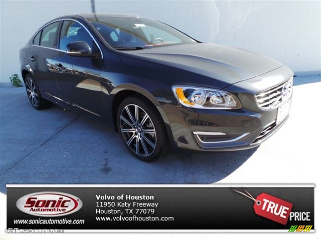 2015 S60 T6 Drive-E - Savile Grey Metallic / Off-Black photo #1