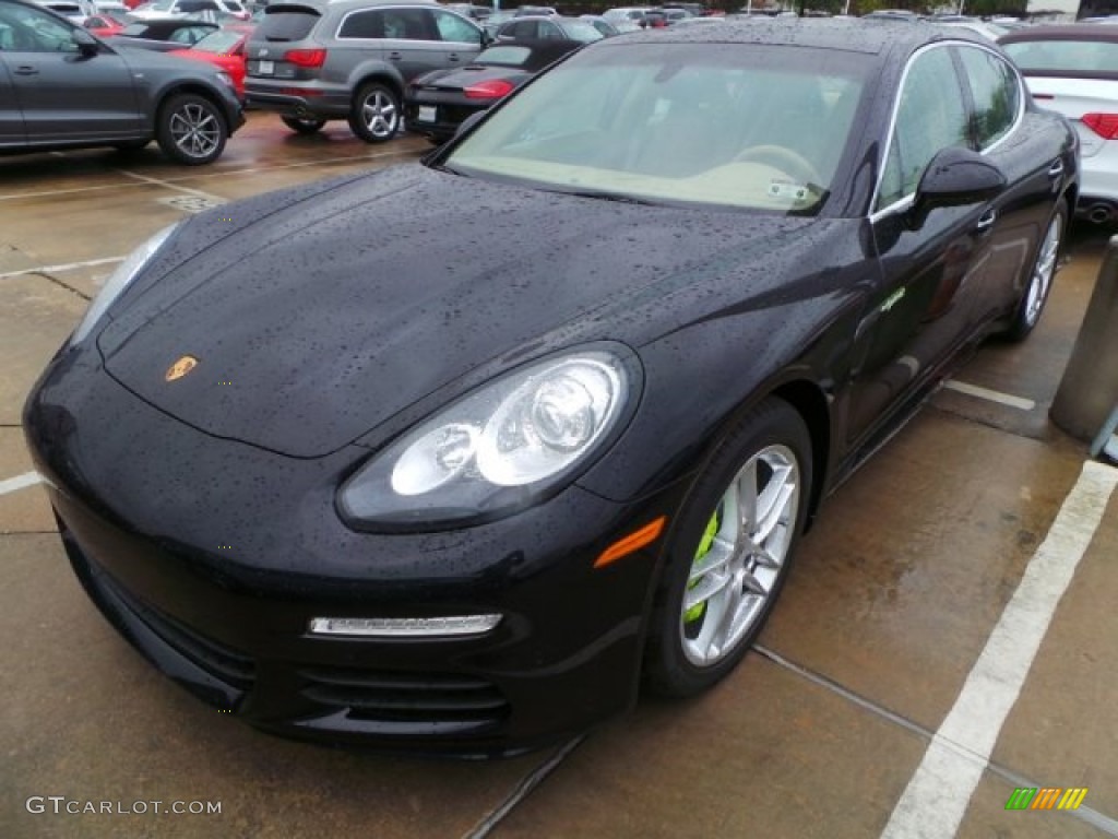 Black 2015 Porsche Panamera S E-Hybrid Exterior Photo #99448252