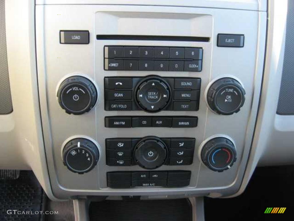 2009 Escape XLT V6 4WD - Black Pearl Slate Metallic / Stone photo #10