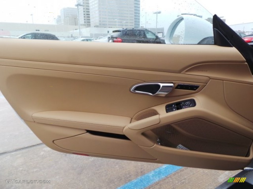2015 Porsche Boxster S Luxor Beige Door Panel Photo #99448867