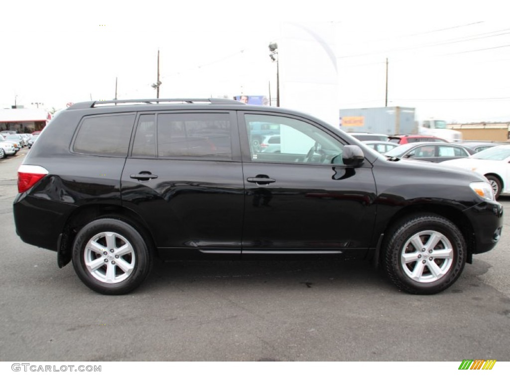 2010 Highlander SE 4WD - Black / Black photo #2