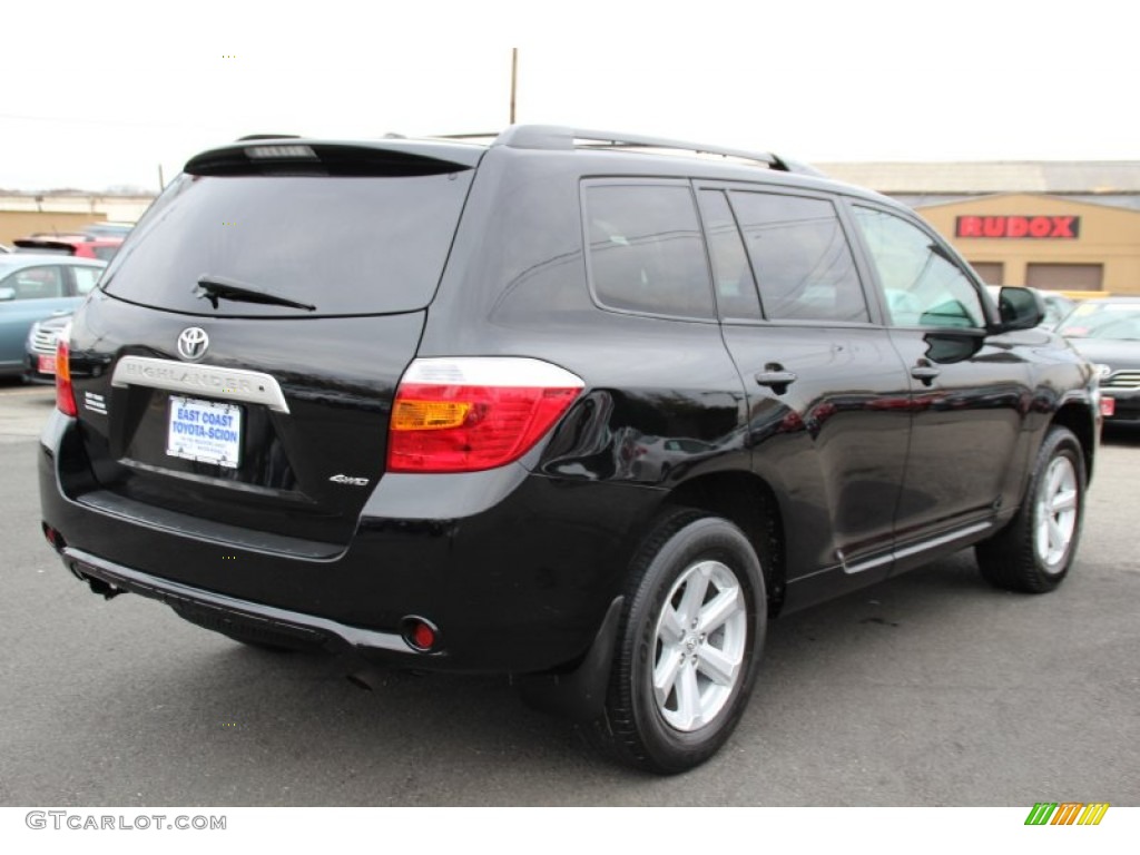 2010 Highlander SE 4WD - Black / Black photo #3