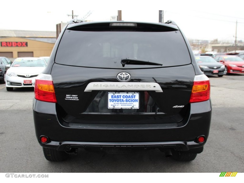 2010 Highlander SE 4WD - Black / Black photo #4