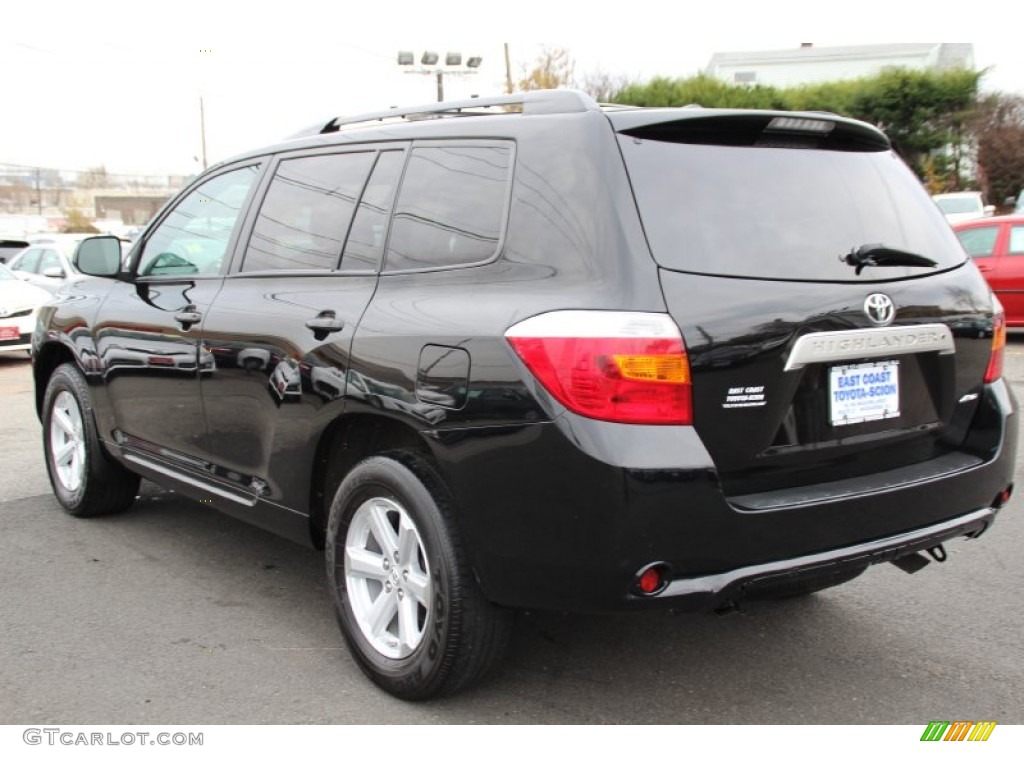 2010 Highlander SE 4WD - Black / Black photo #5