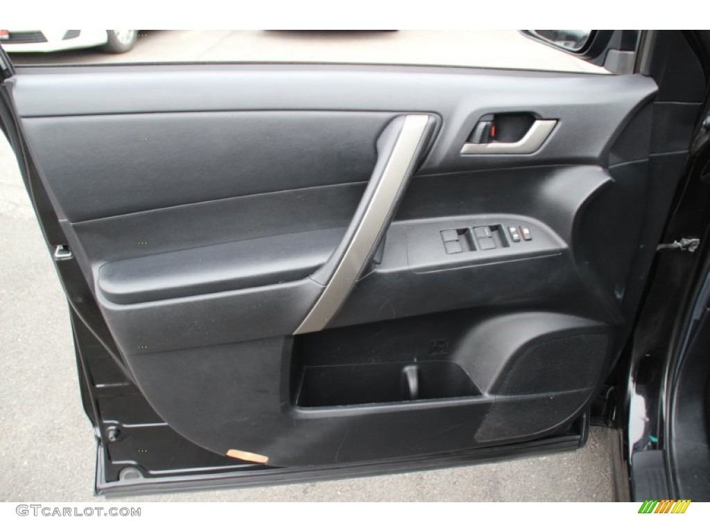 2010 Highlander SE 4WD - Black / Black photo #9