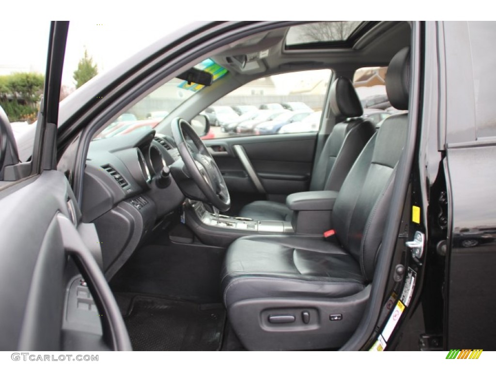 2010 Highlander SE 4WD - Black / Black photo #12