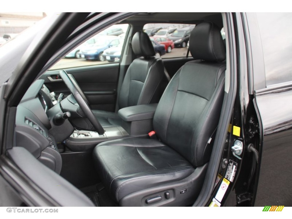 2010 Highlander SE 4WD - Black / Black photo #13