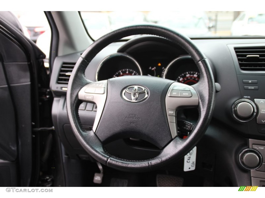 2010 Highlander SE 4WD - Black / Black photo #18