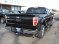 2009 Black Ford F150 XLT SuperCab 4x4  photo #2