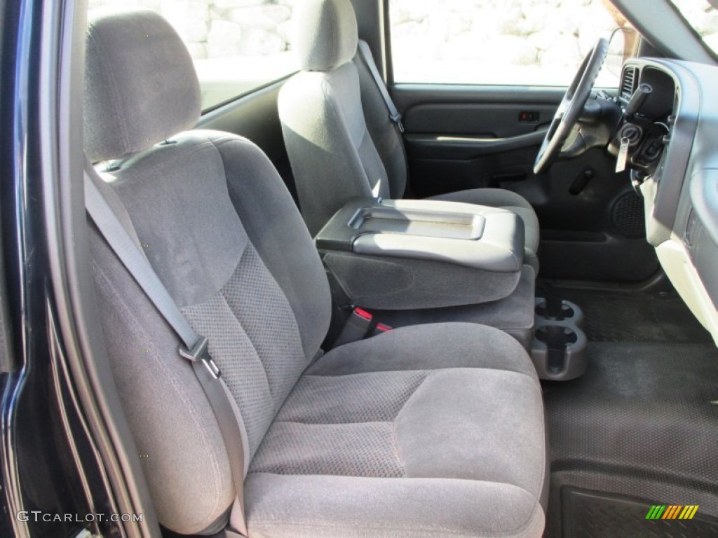 2006 Silverado 1500 LS Regular Cab - Dark Blue Metallic / Dark Charcoal photo #19