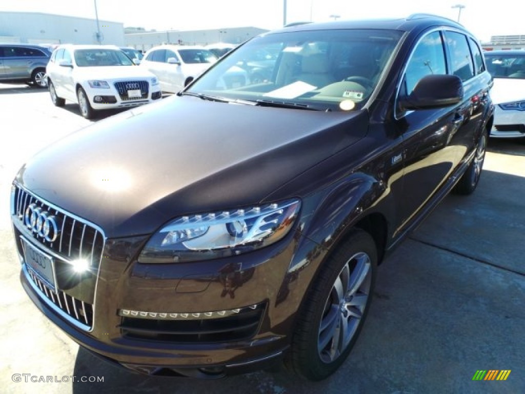 2015 Q7 3.0 Premium Plus quattro - Teak Brown Metallic / Cardamom Beige photo #3