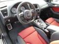 2015 Audi SQ5 Black/Magma Red Interior Prime Interior Photo