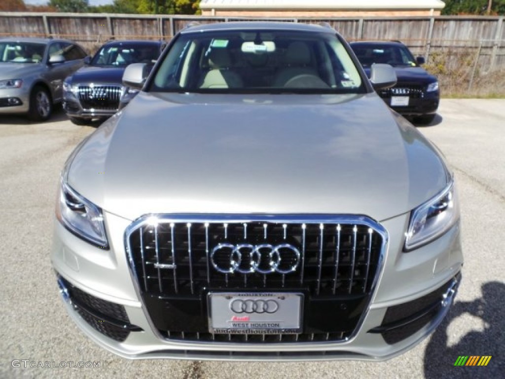 2015 Q5 3.0 TFSI Premium Plus quattro - Cuvee Silver Metallic / Pistachio Beige photo #2