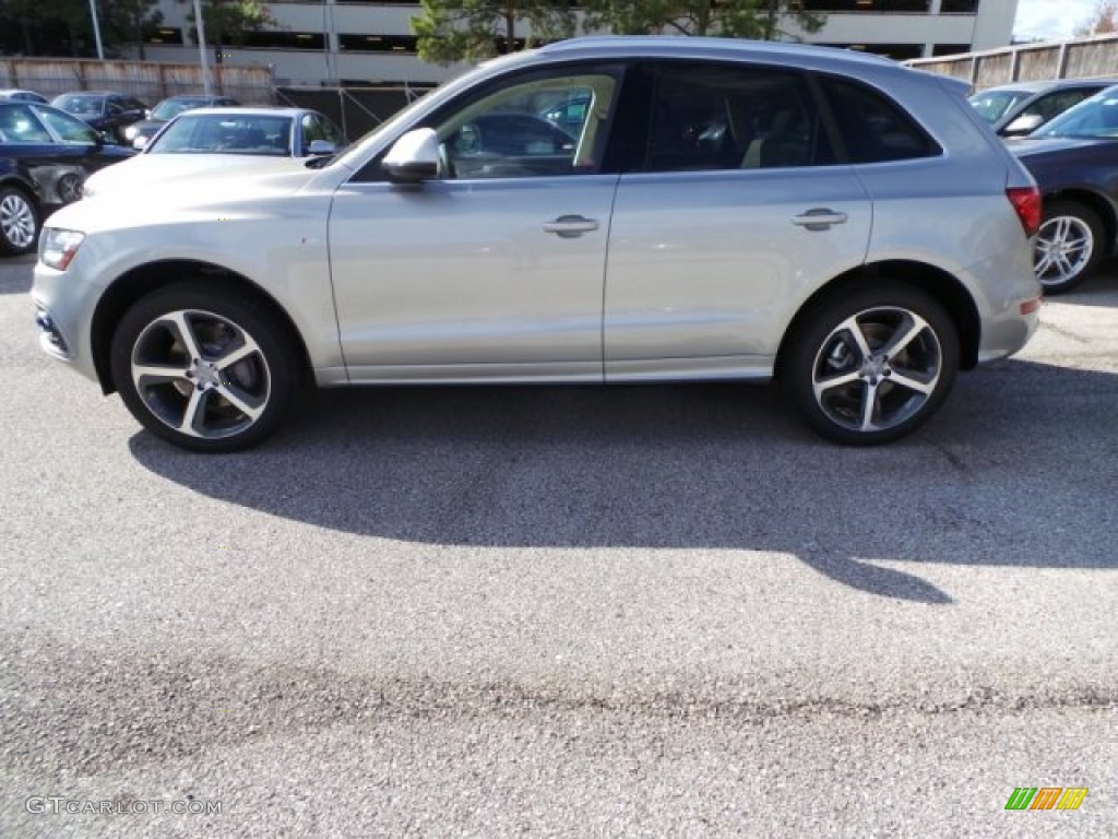 2015 Q5 3.0 TFSI Premium Plus quattro - Cuvee Silver Metallic / Pistachio Beige photo #4
