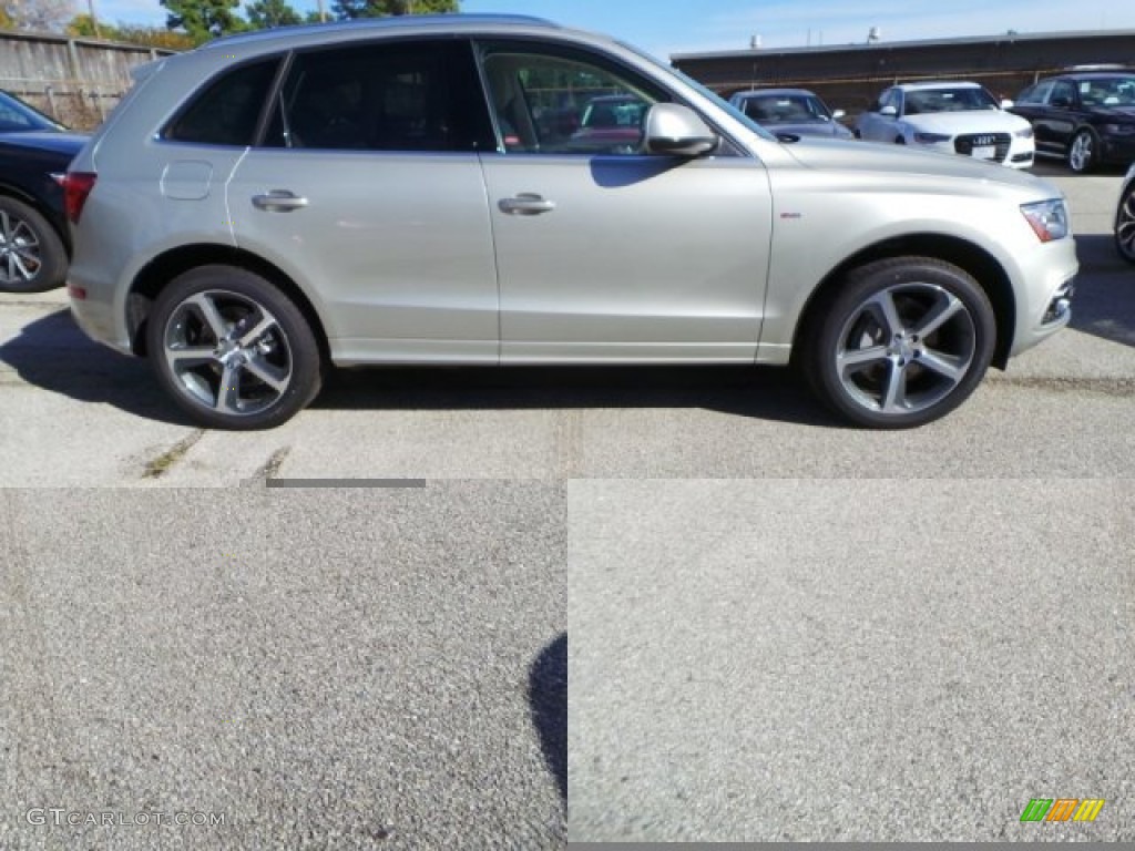 2015 Q5 3.0 TFSI Premium Plus quattro - Cuvee Silver Metallic / Pistachio Beige photo #8
