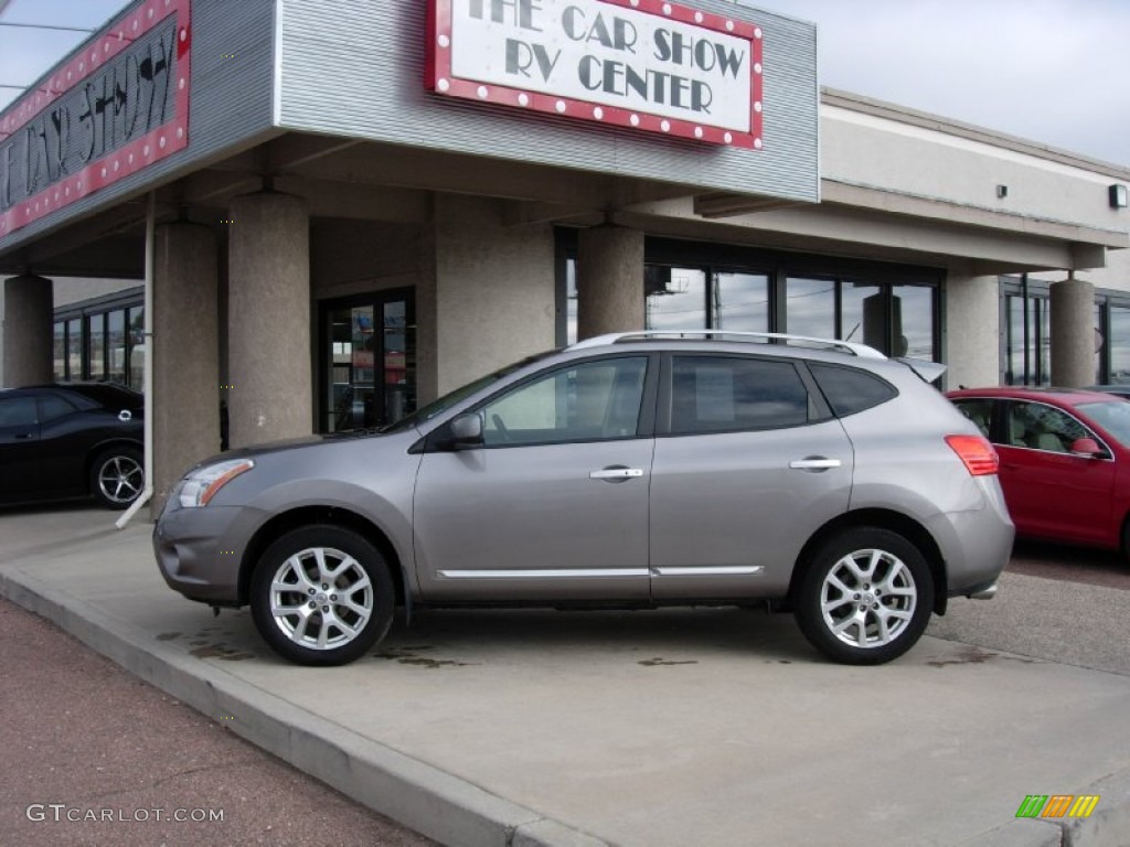2011 Rogue SL AWD - Platinum Graphite / Black photo #2