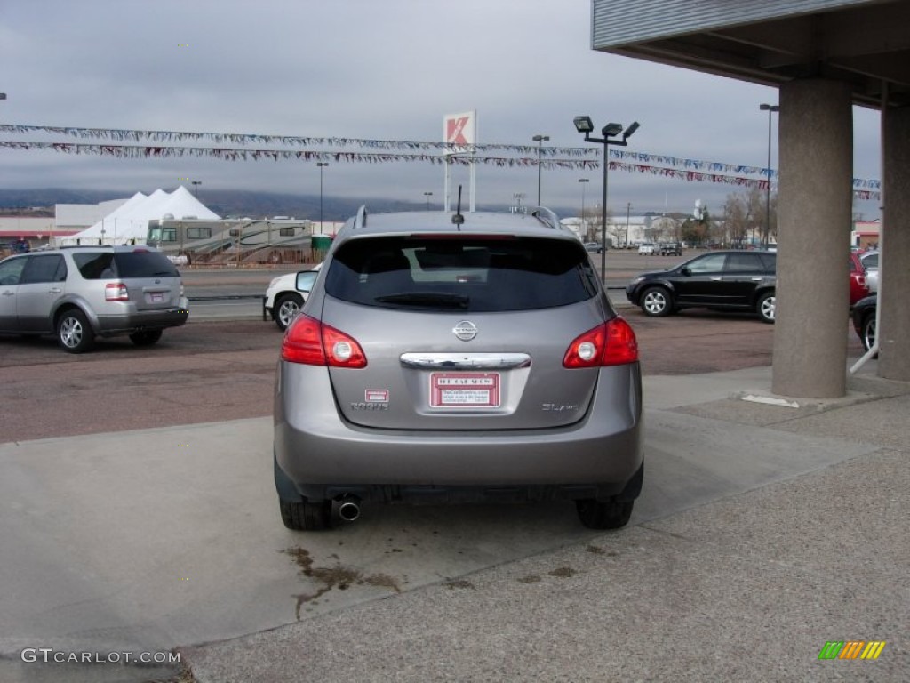 2011 Rogue SL AWD - Platinum Graphite / Black photo #4
