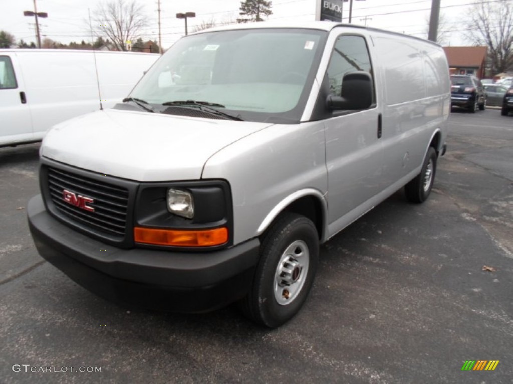 Quicksilver Metallic GMC Savana Van